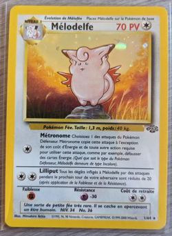 Pokemon Clefable Jungle (Holo) 1/64 French - Image 1