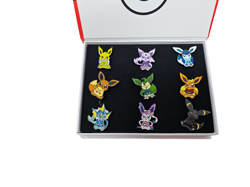 Pokemon Enamel Pins Eeveelution Eevee Evolution Set - Image 2