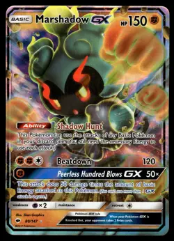 Marshadow GX 80/147 SM - Burning Shadows Pokemon - Image 1