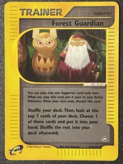 Pokemon Aquapolis Reverse Holo Forest Guardian 123/147 - Image 1