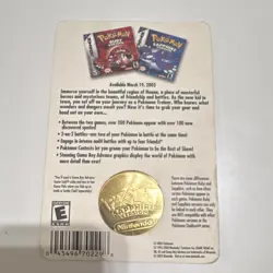 Nintendo Pokemon Ruby & Sapphire Limited Edition Collector Coins Groudon Kyogre - Image 3