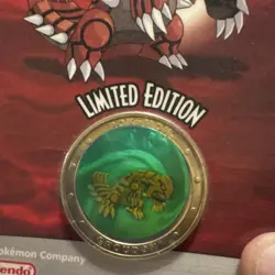 Nintendo Pokemon Ruby & Sapphire Limited Edition Collector Coins Groudon Kyogre - Image 4