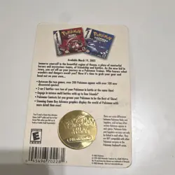 Nintendo Pokemon Ruby & Sapphire Limited Edition Collector Coins Groudon Kyogre - Image 5