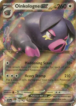 Oinkologne ex - 158/198 SVI 158/198 Pokemon SV01: Scarlet & Violet Base Set D... - Image 1