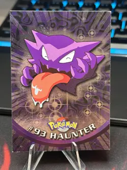 Pokemon TCG #93 Haunter Holo Blue Label Topps MP - Image 1