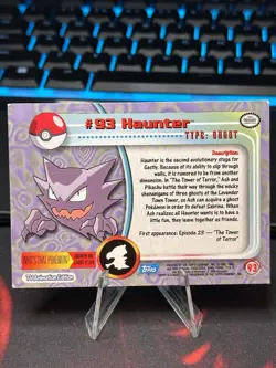 Pokemon TCG #93 Haunter Holo Blue Label Topps MP - Image 2