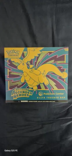 SEALED POKEMON CENTER ELITE TRAINER BOX ASCENDED HEROES W/ PROTECTIVE CASE - Image 1