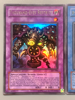 yugioh Thousand-Eyes Restrict PSV-084 + Relinquished SDP-001 1st Ed Played nice - Image 4