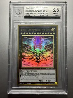 Yugioh 1x BGS 8.5 Number IC1000: Numerounius Numerounia MGED-EN032 1st ED NM PGR - Image 1