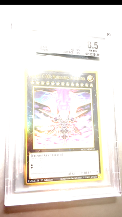 Yugioh 1x BGS 8.5 Number IC1000: Numerounius Numerounia MGED-EN032 1st ED NM PGR - Image 2