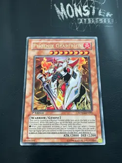 YUGIOH PHOENIX GEARFRIED ULTRA RARE SDWS-EN001 1ST EDITION - Image 1