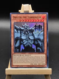 YuGiOh Obelisk the Tormentor RA05-EN129 STAMPED ART Rarity Collection 5 - Image 1