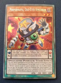 YU-GI-OH Secret Rare Performapal Odd-Eyes Synchron - Image 1