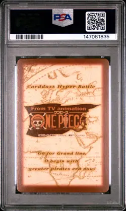 2001 Japanese One Piece CHB Nami H12 PSA 7 NM Grand Line Comp. 1 - Image 4