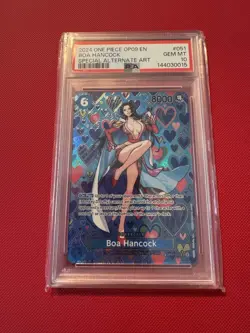 2024 ONE PIECE OP09 EN | SPECIAL ALTERNATE ART #051 BOA HANCOCK PSA 10 - Image 1