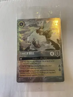 Tinker Bell - Giant Fairy Promo Glimmer Foil - Disney Lorcana Near Mint Sealed - Image 3