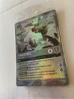 Tinker Bell - Giant Fairy Promo Glimmer Foil - Disney Lorcana Near Mint Sealed - Image 4