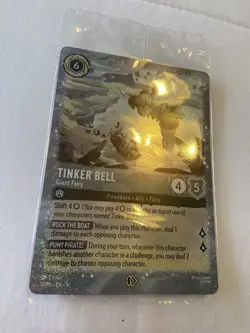 Tinker Bell - Giant Fairy Promo Glimmer Foil - Disney Lorcana Near Mint Sealed - Image 5