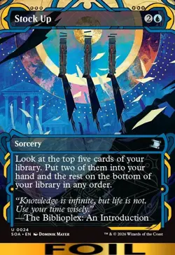 Stock Up ** FOIL ** #24 - Secrets of Strixhaven: Mystical Archive - NM MTG - Image 1