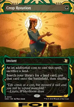 Crop Rotation ** FOIL ** #51 - Secrets of Strixhaven: Mystical Archive - NM MTG - Image 1