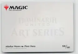 MTG Dominaria United Art Series Adarkar Wastes x1 NM 59/81 - Image 2