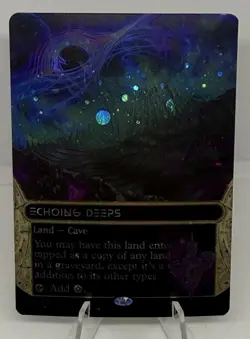 Echoing Deeps (0103) (Borderless) (Galaxy Foil) Edge of Eternities NM Pack Fresh - Image 1