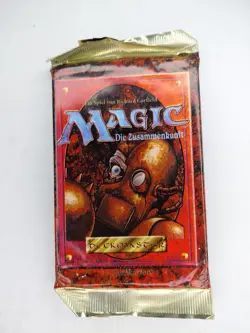 MTG Magic The Gathering 4th Edition German Booster Pack STILL SEALED! 1 Pack NOS - Image 1