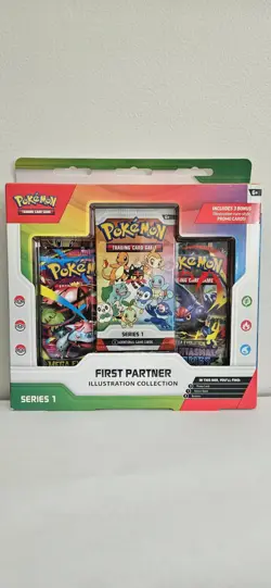 Pokemon TCG First Partner Illustration Series 1 Box, 3 Promo Cards, Charmander - Image 1