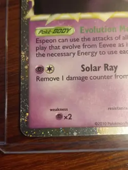 Espeon Prime 81/90 Undaunted Holo Rare Pokemon Card LP - Image 5