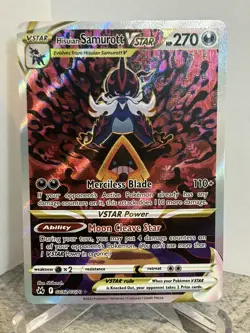 Pokemon: Hisuian Samurott Vstar Crown Zenith GG52/GG70 Ultra Rare - Image 1
