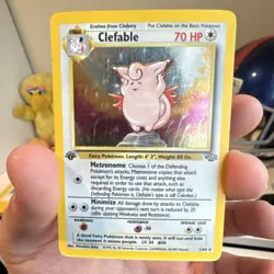 Pokemon Clefable Jungle Holo Rare 1st Edition 01/64 1999 The Pokemon Company - Image 1