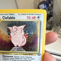 Pokemon Clefable Jungle Holo Rare 1st Edition 01/64 1999 The Pokemon Company - Image 5