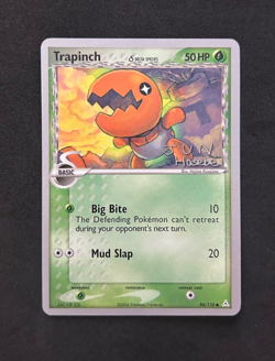 2007 POKEMON WORLD CHAMPIONSHIP DECKS JUN HASEBE 84/110 TRAPINCH - LP - Image 1
