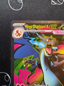 Mega Charizard X EX 109/094 Pokemon TCG Phantasmal Flames Ultra Rare English - Image 2
