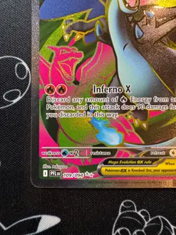 Mega Charizard X EX 109/094 Pokemon TCG Phantasmal Flames Ultra Rare English - Image 3