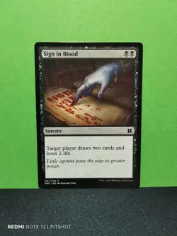 Sign in Blood / Mit Blut unterschreiben - MTG Magic - Image 1