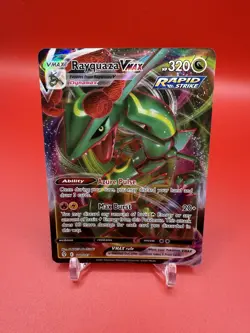Pokemon TCG Rayquaza VMAX 111/203 Full Art Evolving Skies NM/MT - Image 1