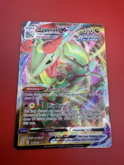 Pokemon TCG Rayquaza VMAX 111/203 Full Art Evolving Skies NM/MT - Image 3