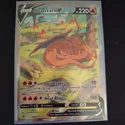 Charizard V SWSH260 Black Star Promo Full Alternate Alt Art Pokemon NM - Image 1