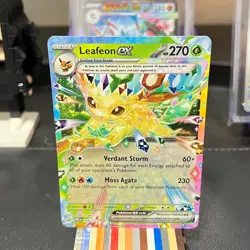 Pokemon 2025 Leafeon ex 006/131 Prismatic Evolutions - PRE EN Holo - Image 1