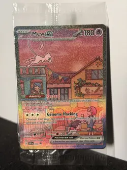 Mew ex SVP 053 Pokemon TCG Scarlet Violet 151 Black Star Promo Full Art SEALED - Image 1