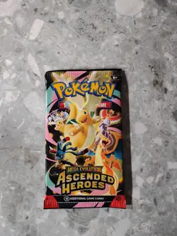 HEAVY! 22.69g Pokemon TCG Ascended Heroes Booster Pack (SEALED) - Image 3