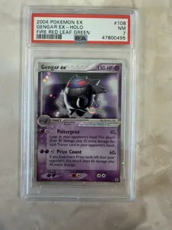 Pokemon Gengar ex EX Fire Red & Leaf Green Holo Ultra Rare #108 PSA 7 - Image 1