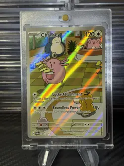 2024 Pokemon Chansey Sv06 Twilight Masquerade Illustration Rare Holo 187/167 - Image 1