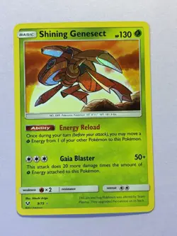 Shining Genesect 9/73 - Shining Legends - Rare Holo - Pokemon TCG - Image 1