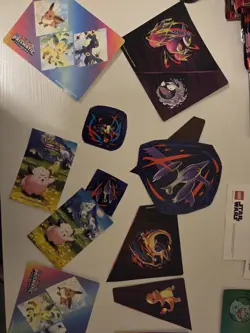 Pokemon TCG Mixed Open Packs Regulars and 1-3 Holos Per Pack+Coins,Deck,Stickers - Image 3