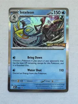 Pokemon TCG Inteleon MEP 002 Stamped Black Star Promo NM - Image 1