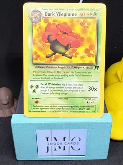 Pokemon TCG Dark Vileplume Non Holo 30/82 Team Rocket NM/LP - Image 1