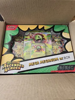 Pokemon Tcg Mega Evolution Ascended Heros Mega Meganium Ex Box Sealed Case - Image 1