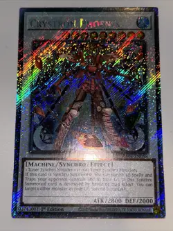 Crystron Phoenix 1st Edition Platinum Secret Rare RA04-EN058 Yu-Gi-Oh! - Image 1